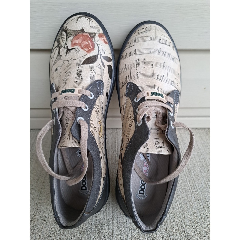 DOGO Women's Vegan Faux Leather Cord "Music World Off"  Sneakers Shoes 8 NEW